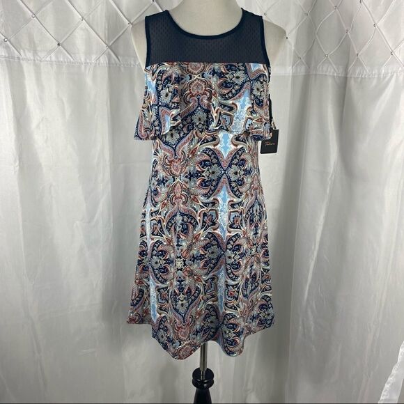 Takara Vibrant Print Shift Dress - Picture 1 of 8